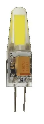 Лампа светодиодная LED 2,5Вт G4 12В 3000К PLED-G4 COB (LED driver!) капсульная | 2855749 | Jazzway
