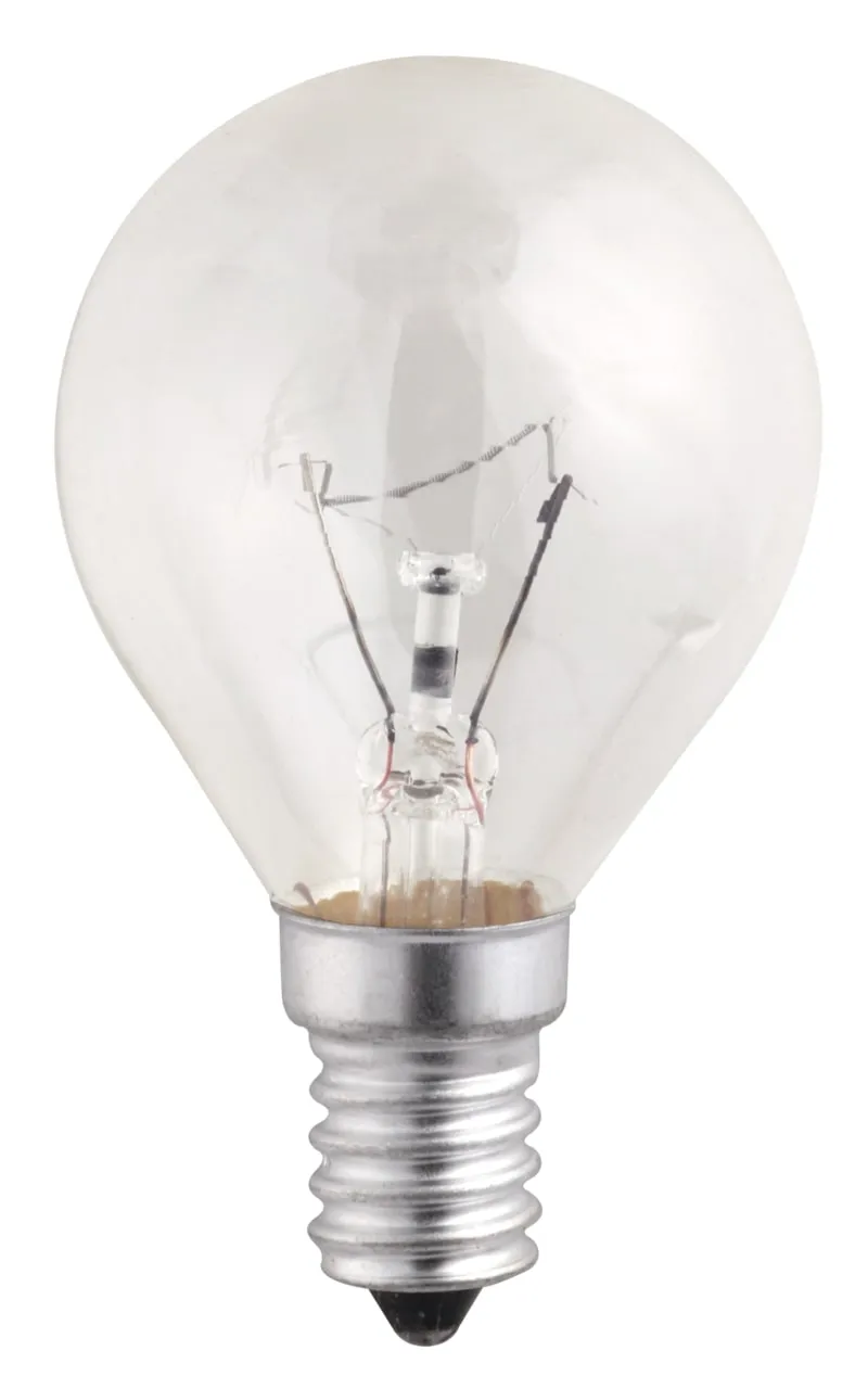 Лампа накаливания ЛОН 60Вт E14 240В P45 clear | 3320270 | Jazzway