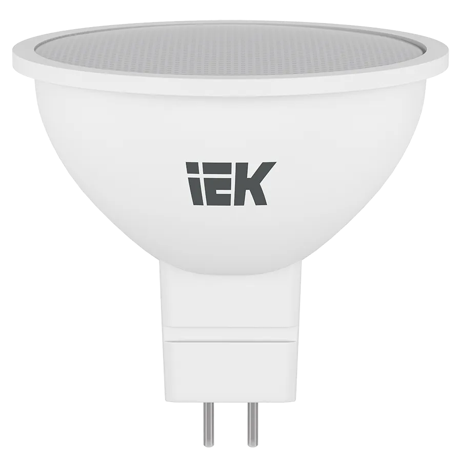 Лампа светодиодная MR16 софит 9Вт 230В 6500К GU5.3 IEK LLE-MR16-9-230-65-GU5