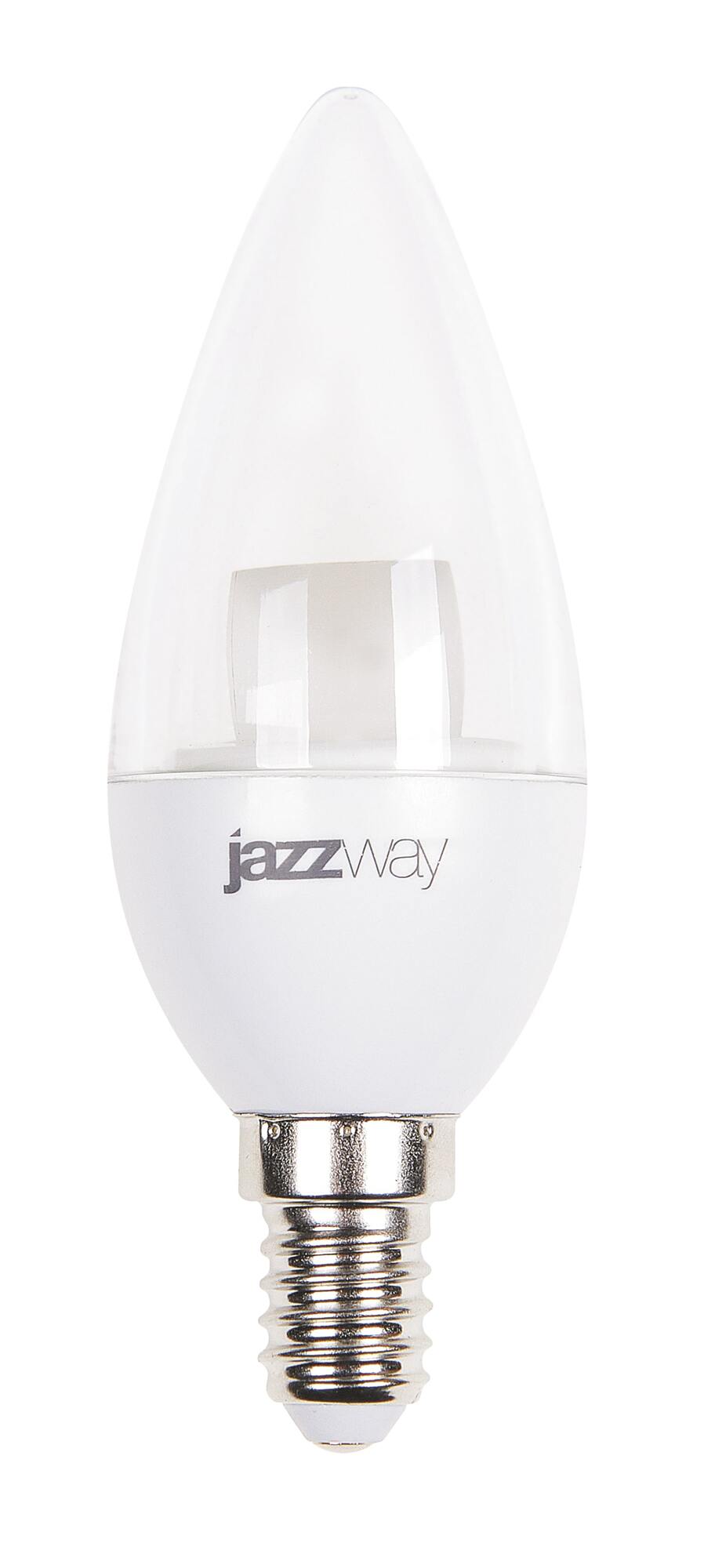 Лампа светодиодная 7 Вт E14 3000 K 540 Lm 320 град PLED Power JAZZWAY .2853097