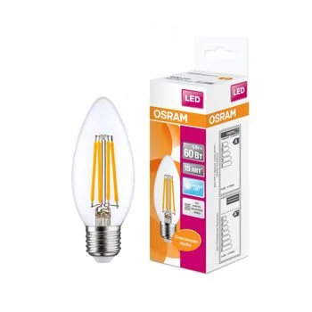 Лампа светодиодная, филаментная 5 Вт E27 4000 K 600 Lm 320 град. OSRAM 4058075212428