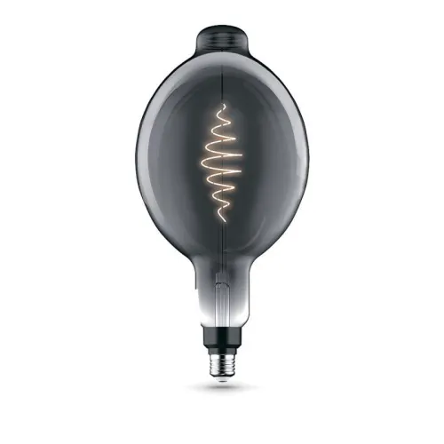 Лампа светодиодная филаментная LED 8.5 Вт 165 лм 1800К BT180 теплый E27 AC 220В серая колба Black Fi