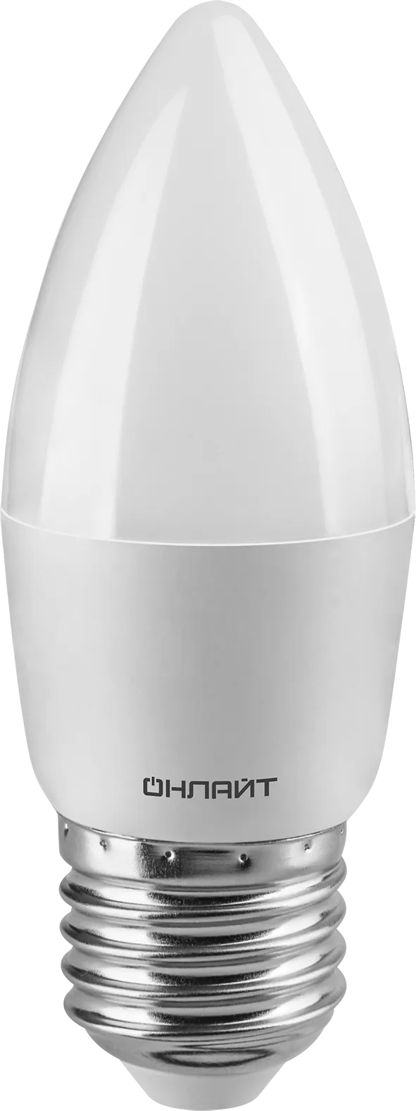 Лампа светодиодная 90 418 OLL-C37-13-230-6.5K-E27-FR (PRO 90-240В) ОНЛАЙТ 90418
