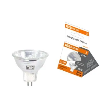 Лампа галогенная 35Вт 230В GU5.3 MR16 (JCDR) | SQ0341-0008 | TDM