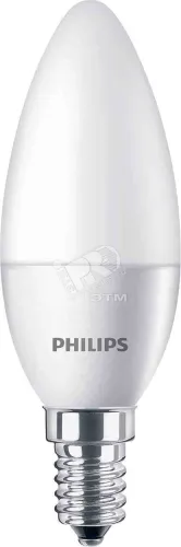 Лампа светодиодная LED 5.5(40)Вт Е14 840 B35 матовая свеча