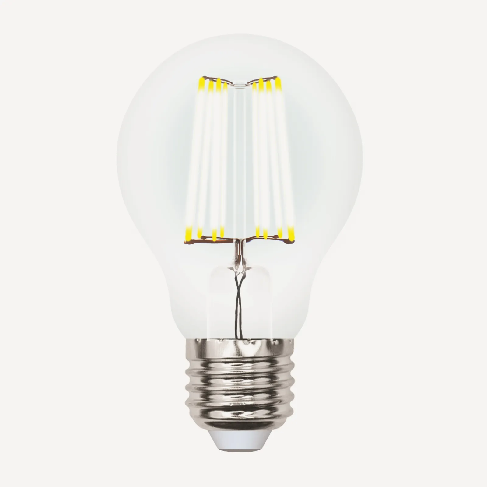 Лампа светодиодная LED-A60-7W/NW/E27 /CL/DIM GLA01TR Air 7Вт грушевидная прозрачная 4000К нейтр. бел