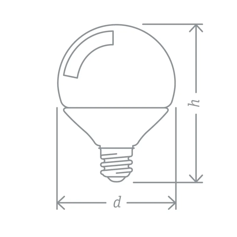 Лампа светодиодная LED 12Вт Е27 230В 4000К NLL-G95-12-230-4K-E27 шарик матовый | 61279 | Navigator