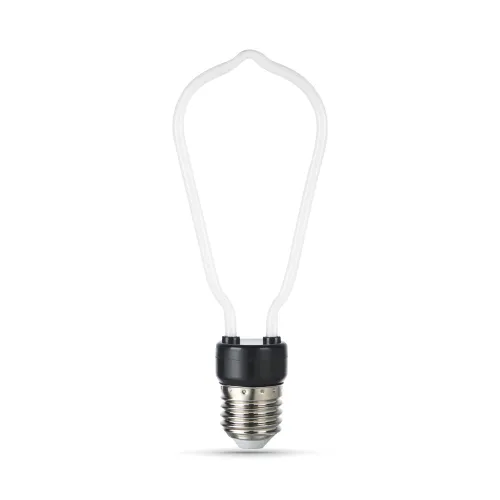 Лампа светодиодная филаментная Black Filament 4Вт ST64 матовая 2700К тепл. бел. E27 330лм GAUSS 1005