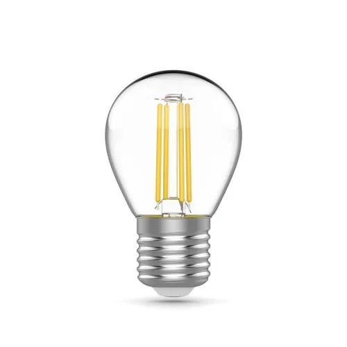 Лампа светодиодная филаментная Basic Filament 5.5Вт шар 4100К Е27 530лм (уп.3шт) GAUSS 1051226T
