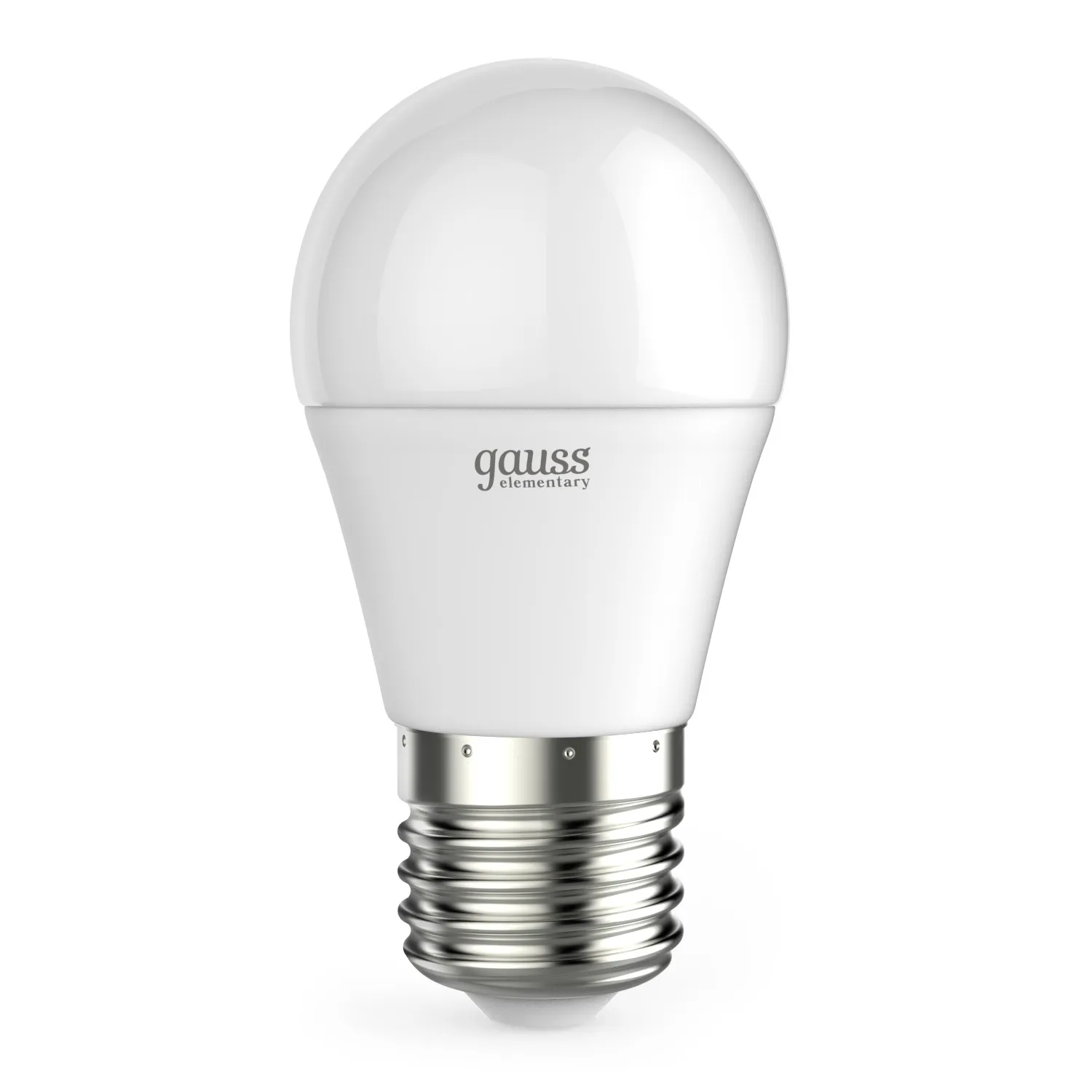 Лампа светодиодная Elementary 12Вт P45 шар 4100К нейтр. бел. E27 920лм GAUSS 53222