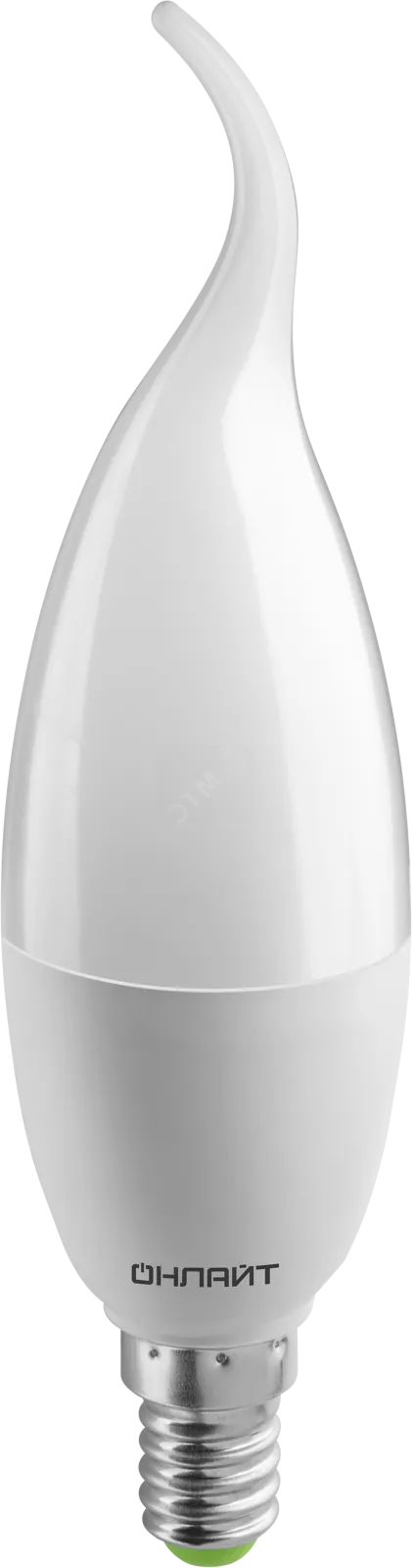 Лампа светодиодная 61 963 OLL-FC37-10-230-4K-E14-FR 10Вт свеча на ветру 4000К нейтр. бел. E14 750лм 