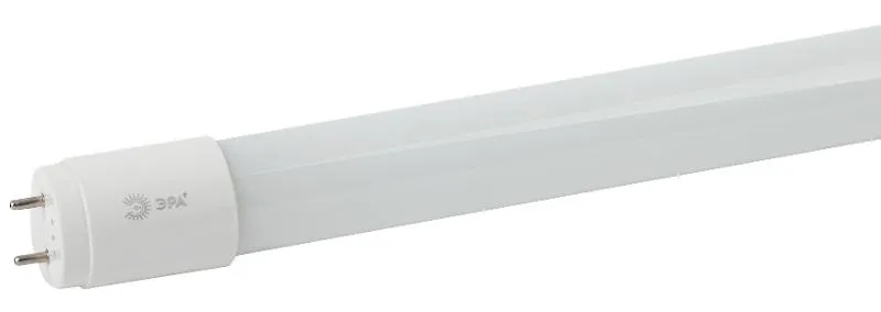 Лампа светодиодная LED T8-10W-840-G13-600mm R (диод,труб.стекл,10Вт,нейтр,непов. G13, пенка) (30/108