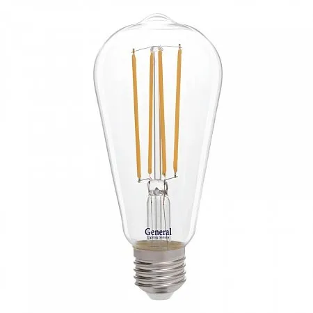 Лампы General LED GLDEN-ST64S-10-230-E27-4500 (655305)