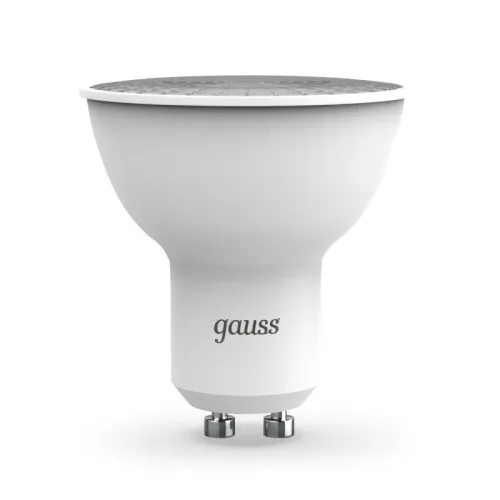 Лампа светодиодная Black 9Вт MR16 софит 3000К тепл. бел. GU10 830лм GAUSS 101506109