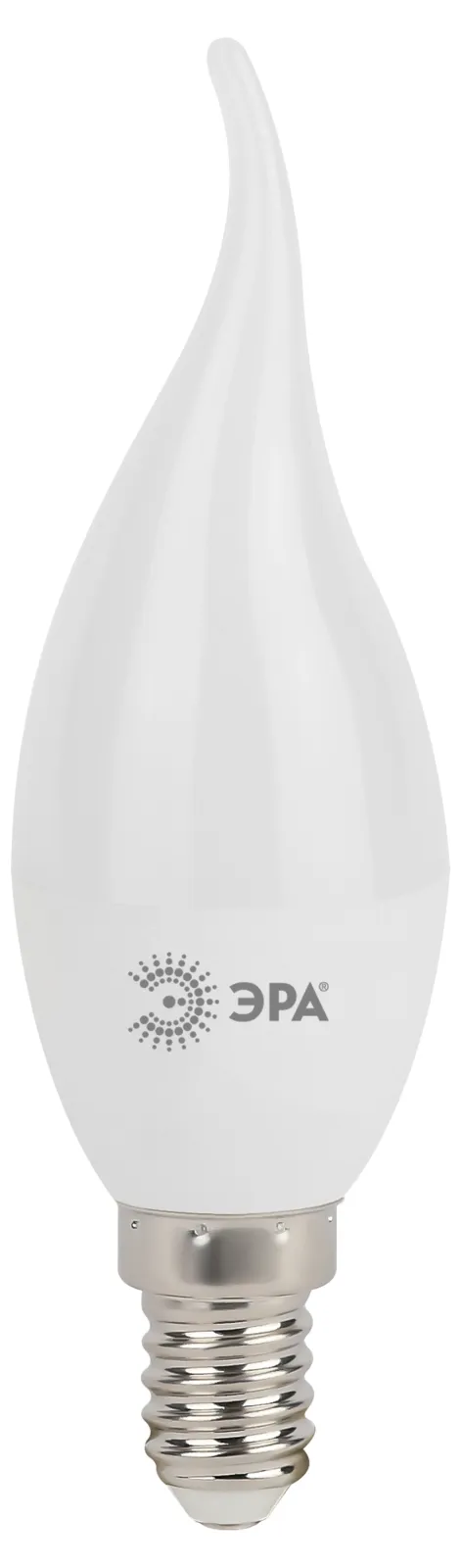 Лампа светодиодная LED BXS-7W-827-E14 Лампы СВЕТОДИОДНЫЕ СТАНДАРТ ЭРА (диод, свеча на ветру, 7Вт, те
