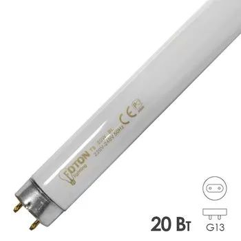 Лампа люминесцентная линейная 20Вт G13 6400K