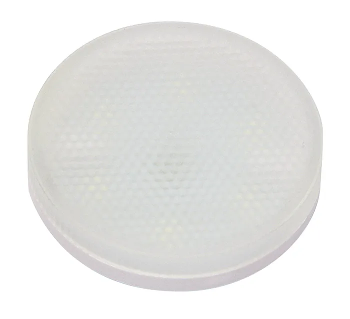 Лампа светодиодная LED 6Вт GX53 220В 5000К PLED- ECO-GX53 FROST таблетка (плоский цилиндр) | 2852007