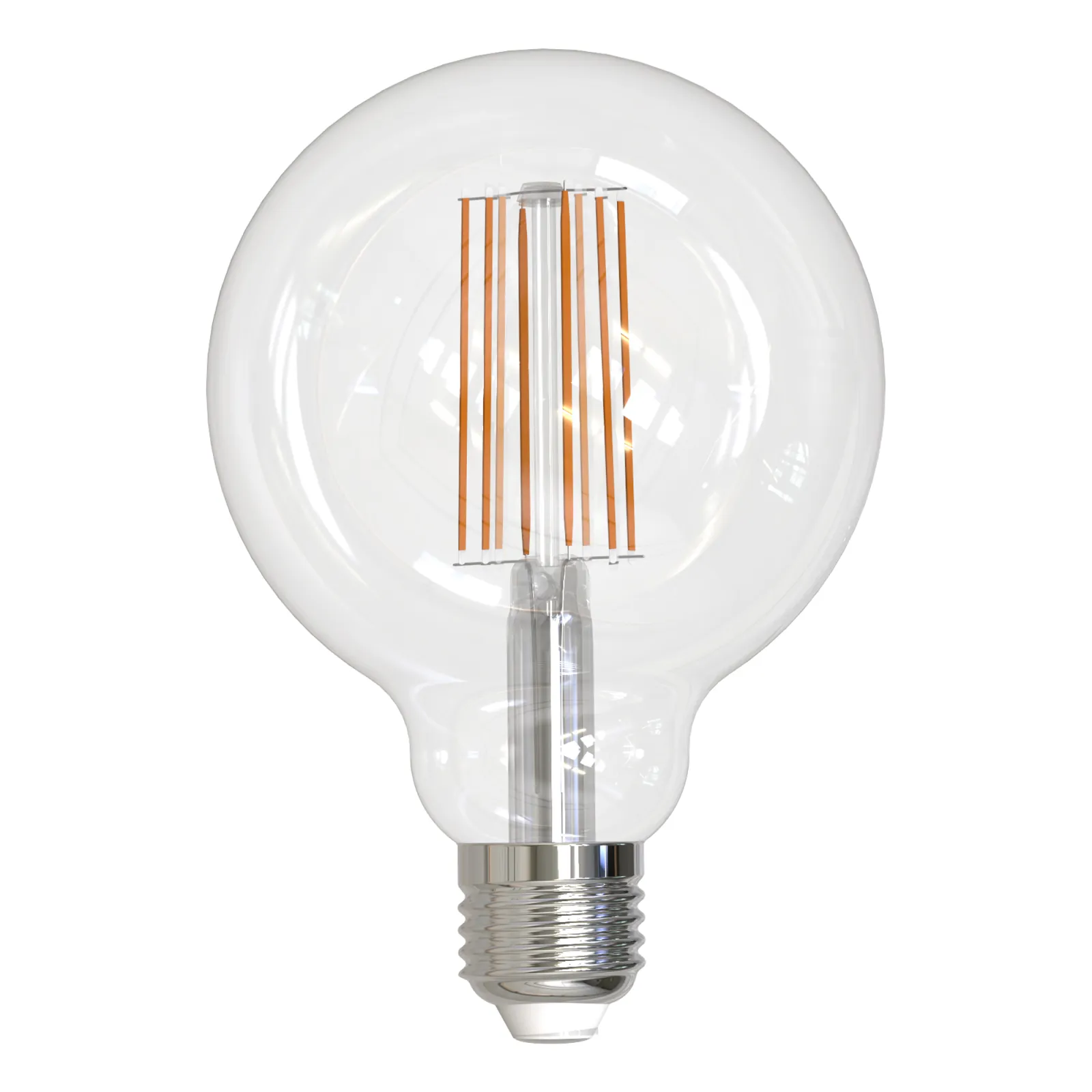 Лампа светодиодная LED-G95-15W/4000K/E27 /CL PLS02WH 15Вт прозрачная 4000К нейтр. бел. (упак. картон