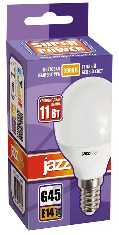 Лампа светодиодная PLED- SP G45 11w E14 3000K 230/50 | .5019249 | Jazzway