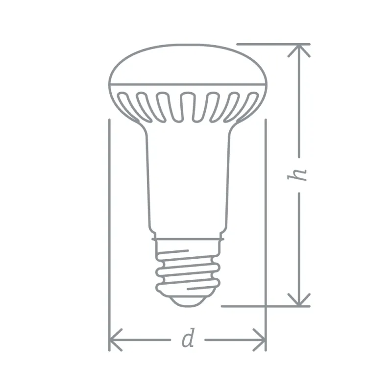 Лампа светодиодная LED 8Вт Е27 230В 6500К NLL-R63-8-230-6.5K-E27 рефлекторная | 61257 | Navigator