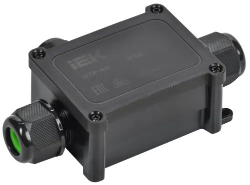Коробка распределительная герметичная WTP-411 3 ввода IP68 IEK UWB20-T-450-40-03-68