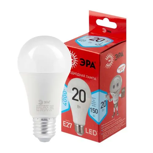 Лампа светодиодная LED A65-20W-840-E27 R (диод, груша, 20Вт, нейтр, E27) (10/100/1200) | Б0049637 | 