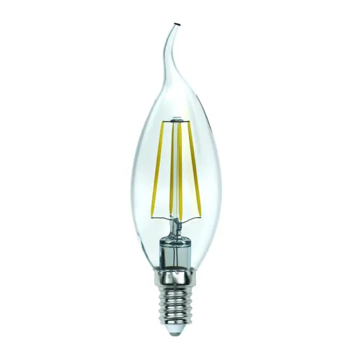 Лампа светодиодная LED-CW35-13W/3000K/E14/CL PLS02WH Sky прозр. картон Uniel UL-00005903