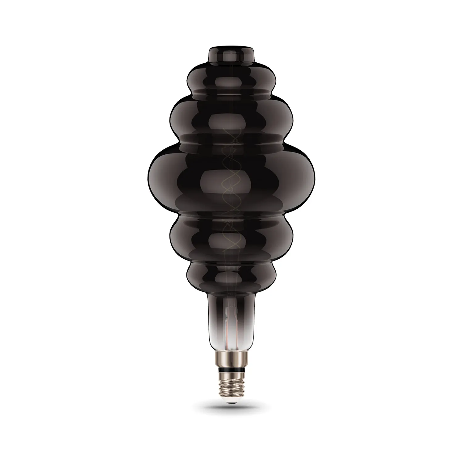 Лампа светодиодная филаментная Black Filament 8Вт Honeycomb тонированная 2700К тепл. бел. E27 380лм 
