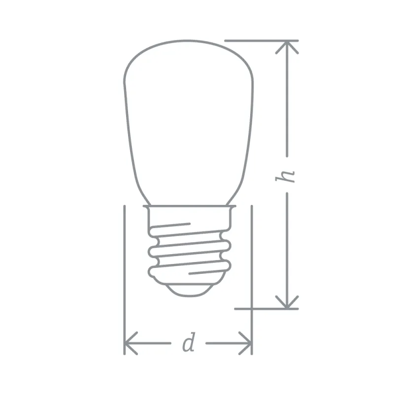 Лампа светодиодная LED 2Вт Е14 230В 2700К NLL-T26-230-2.7K-E14 матовая | 71354 | Navigator