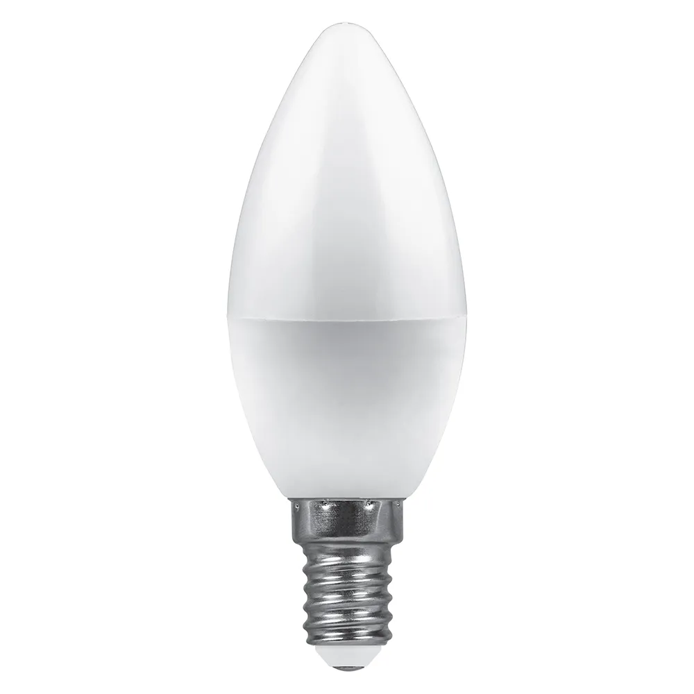 Лампа светодиодная LB-97 7Вт C37 свеча 2700К E14 230В FERON 25475