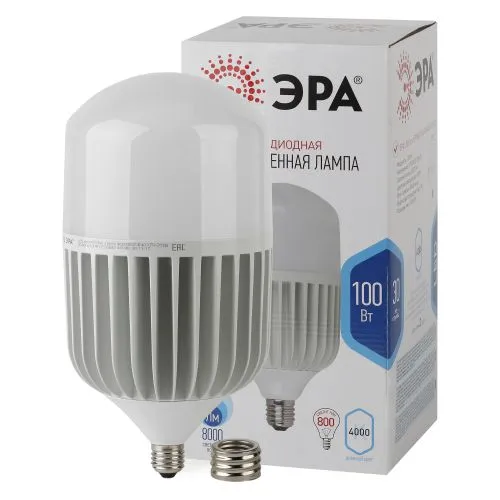 Лампа светодиодная STD LED POWER T160-100W-4000-E27/E40 100Вт Е27/Е40 колокол нейтр. бел. Эра Б00561