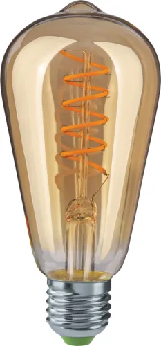 Лампа светодиодная NLL-F-ST64-4-230-2.5К-E27-SPIRAL | 61628 | Navigator