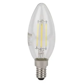 Лампа светодиодная, филаментная 5 Вт E14 6500 K 600 Lm 300 град. LED Star OSRAM 4058075687974