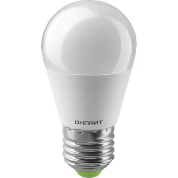 Лампа светодиодная 90 427 OLL-G45-13-230-4K-E27-FR (PRO 90-240В) ОНЛАЙТ 90427