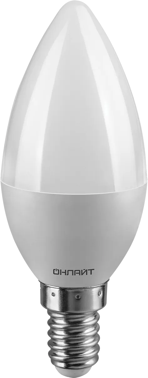 Лампа светодиодная 10 Вт OLL-01-02 (C37-10-230-4K-E14-FR-PACK3) упаковка 3шт