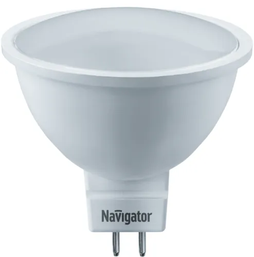 Лампа светодиодная LED 5Вт GU5.3 12В 3000К NLL-MR16-5-12-3K-GU5.3 MR16 | 94262 | Navigator