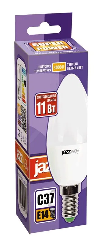Лампа светодиодная PLED- SP C37 11w E14 3000K 230/50 | .5019157 | Jazzway