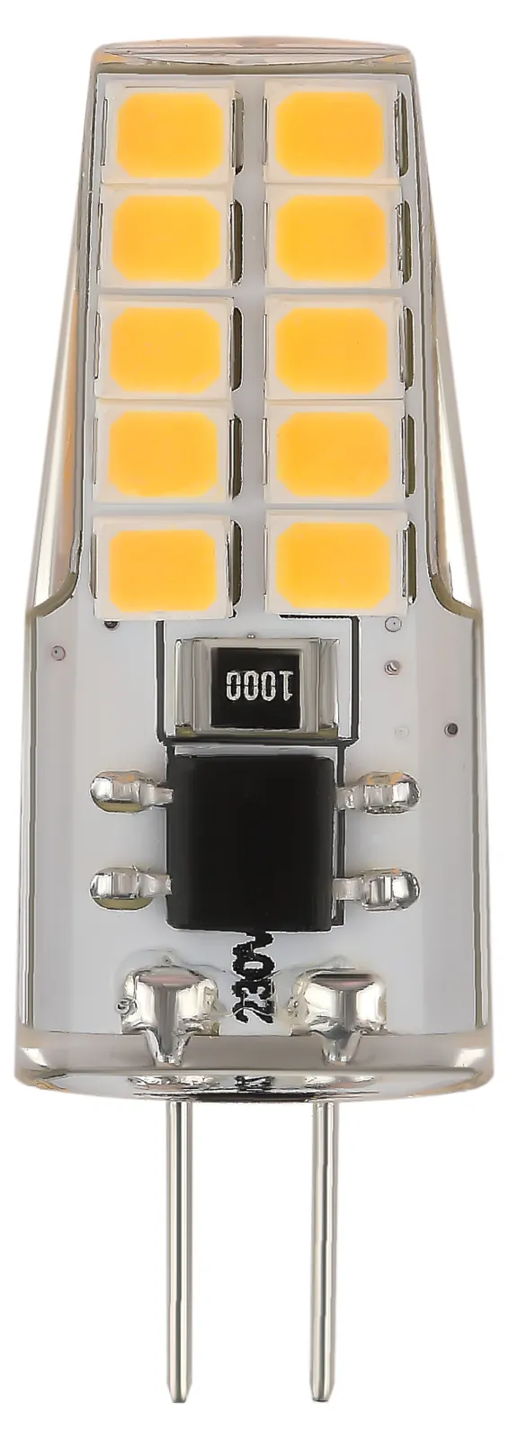 Лампа светодиодная LED-JC-2,5W-220V-SLC-827-G4 (диод, капсула, 2,5Вт, тепл, G4) (20/500/24500) | Б00