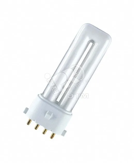 Лампа люминесцентная компакт. DULUX S/E 11W/840 2G7 10х1 RU OSRAM LEDVANCE 4099854123641