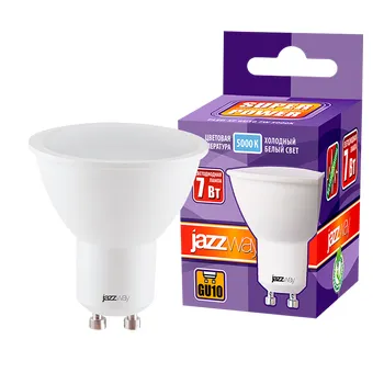 Лампа светодиодная LED 7Вт GU10 220В 5000К PLED- SP отражатель (рефлектор) | 1033574 | Jazzway