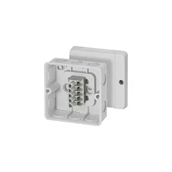 Коробка распределительная ОП 98х98х52мм IP55 с клемм. DE 9345 сер. HENSEL 6000272