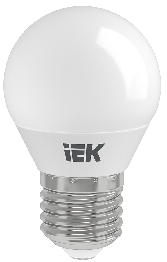 Лампа светодиодная Eco G45 5Вт шар 4000К нейтр. бел. E27 450лм 230-240В IEK LLE-G45-5-230-40-E27