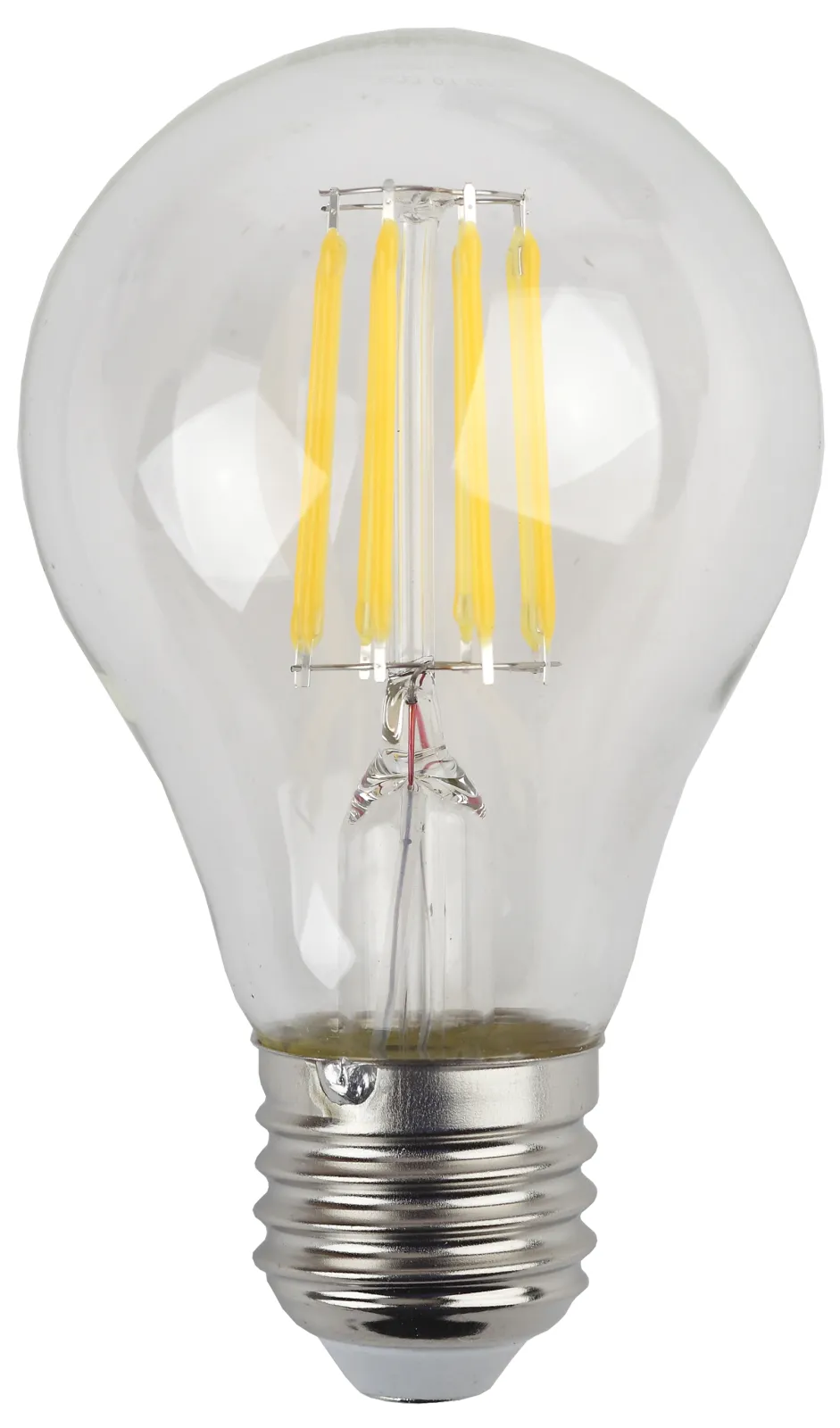 Лампа светодиодная F-LED A60-9W-827-E27 (филамент, груша, 9Вт, тепл, Е27) | Б0043433 | ЭРА