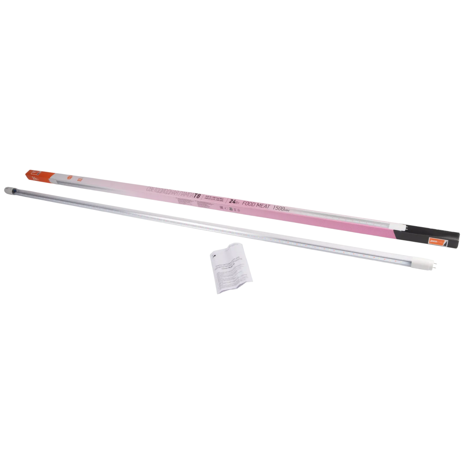 Лампа светодиодная для мясных витрин 24Вт T8 G13 230В PLED T8 FOOD Meat 1500мм Cl/PL | 5010314 | Jaz