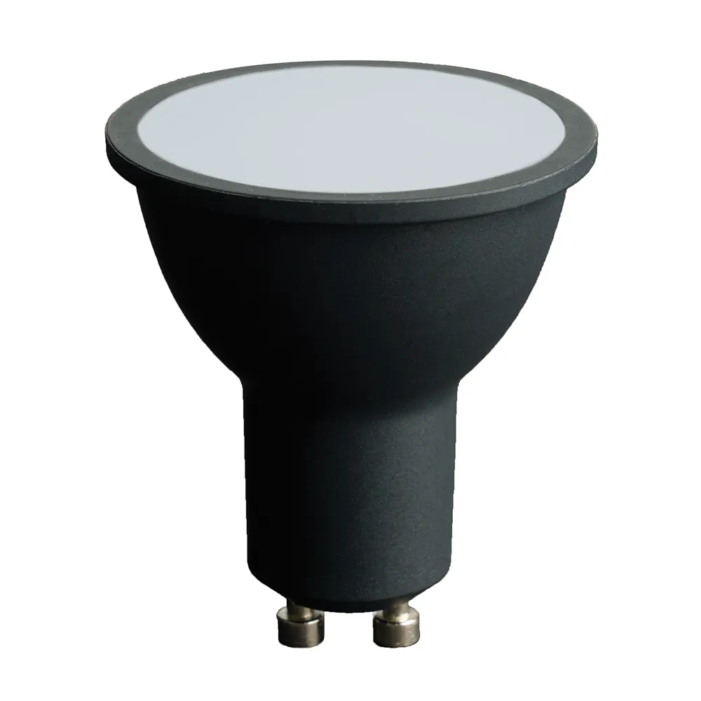 Лампа светодиодная LB-1608 8Вт MR16 4000К GU10 230В корпус черн. FERON 48959