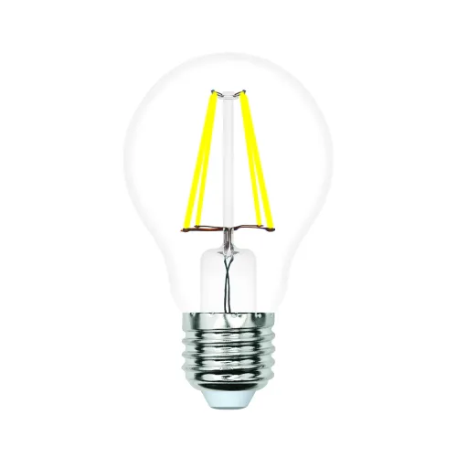 Лампа светодиодная LED-A60-5W/4000K/E27/CL/SLF Форма A прозрачная (4000K)