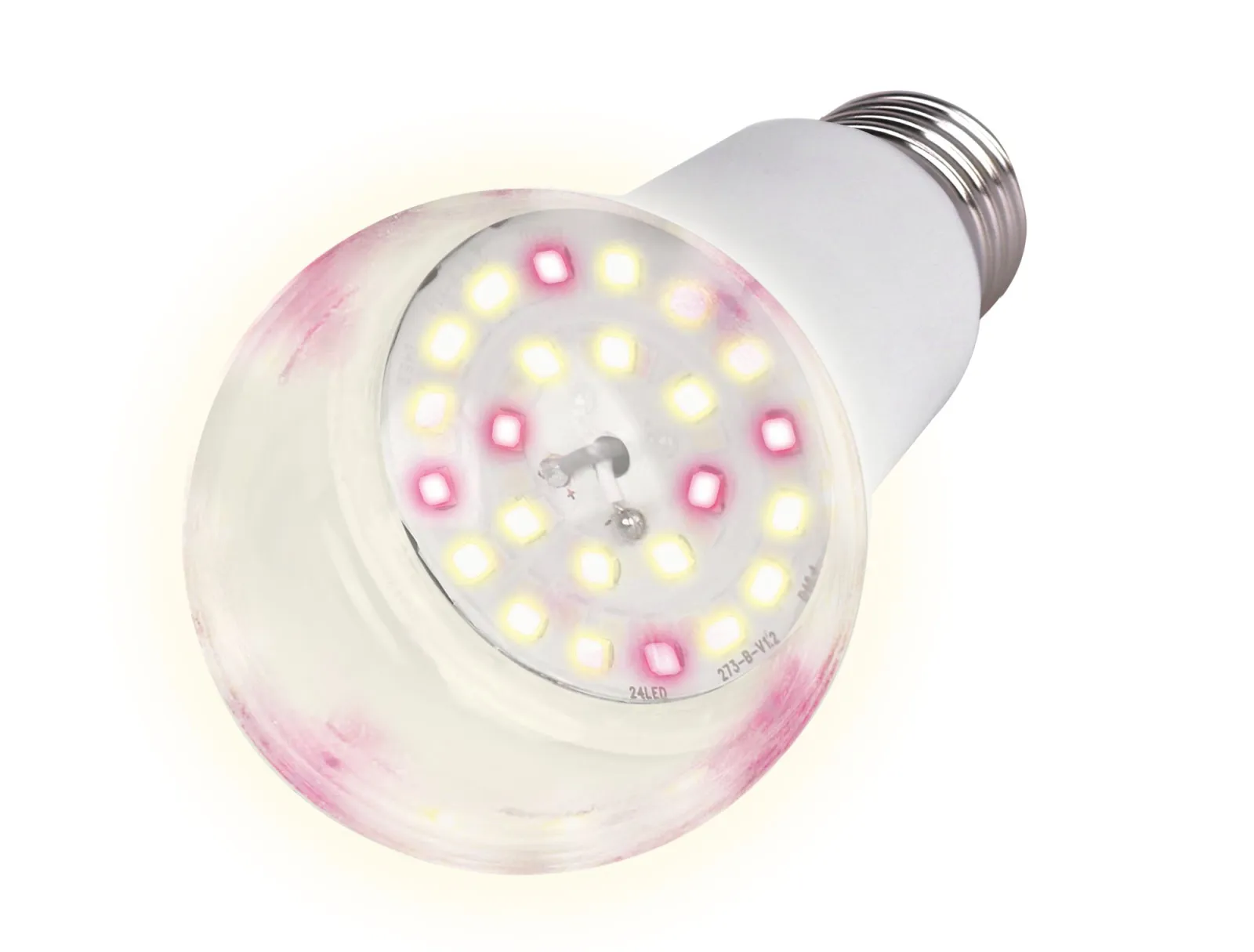 Лампа светодиодная LED-A60-10W/SPFB/E27/CL PLP30WH 10Вт A60 грушевидная прозрачная для растений спек