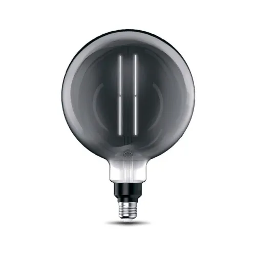 Лампа светодиодная филаментная Black Filament 6Вт G200 шар тонированная 4000К нейтр. бел. E27 300лм 