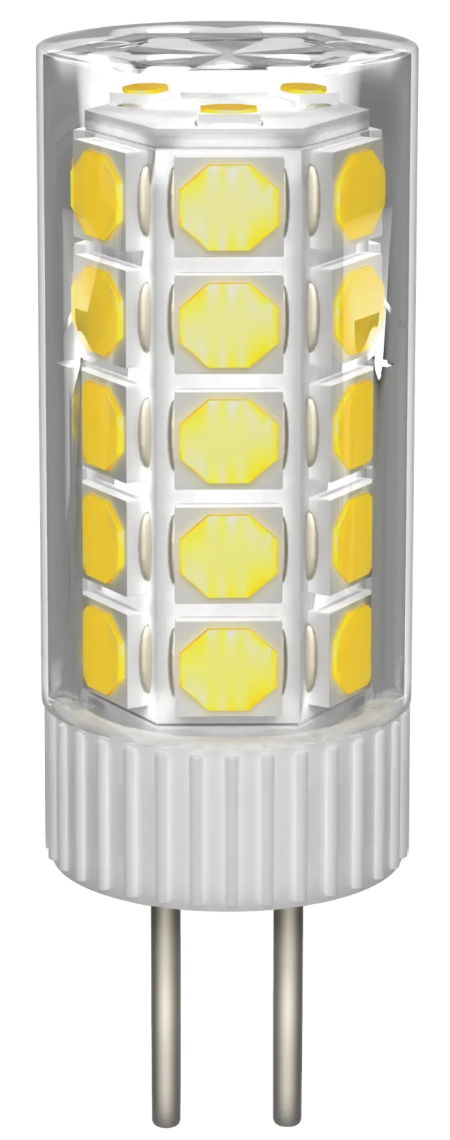 Лампа светодиодная Corn 3Вт капсульная 4000К нейтр. бел. G4 12В керамика IEK LLE-Corn-3-012-40-G4