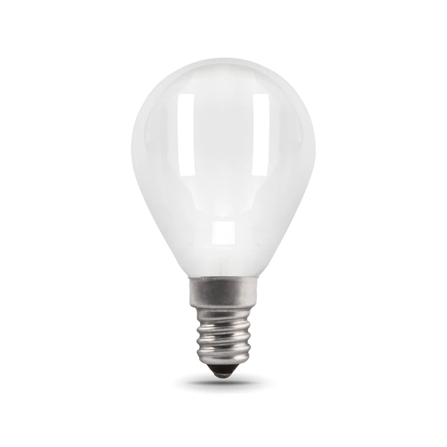 Лампа светодиодная филаментная Black Filament 9Вт P45 шар матовая 4100К нейтр. бел. E14 610лм GAUSS 